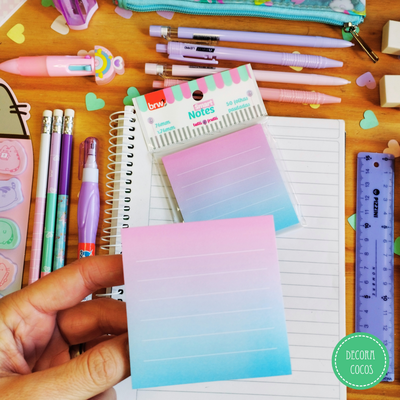 Nota adhesiva Pastel Degrade