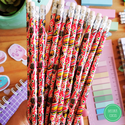 Lápiz con goma Comida