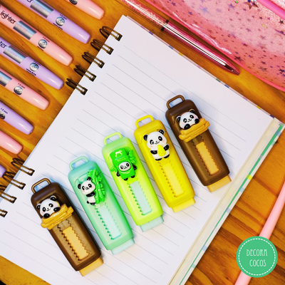 Goma de Borrar retráctil Panda