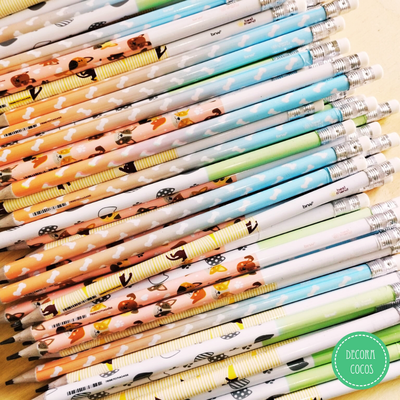 Lápiz con goma Mascotas