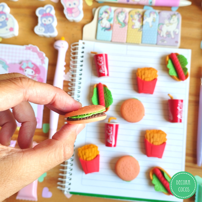 Goma de Borrar Fast Food