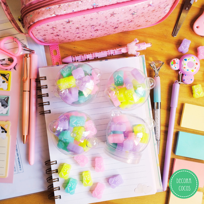 Goma de Borrar Ositos en frasco