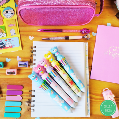 Bolígrafo Osito multi x 10 colores