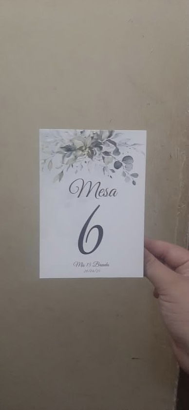 Link numeros de mesa 