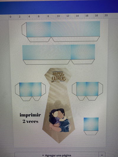Link moldé caja CORBATA dia del padre