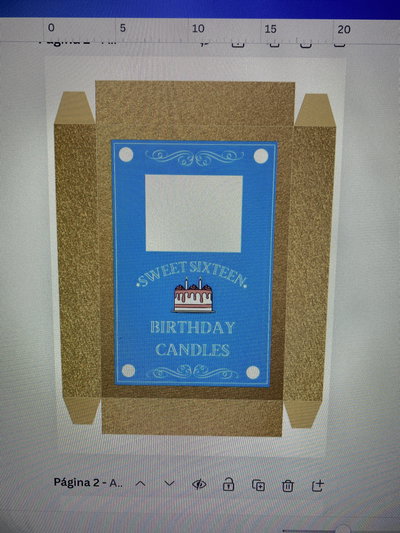 caja 16 deseos peli disney editable en canva