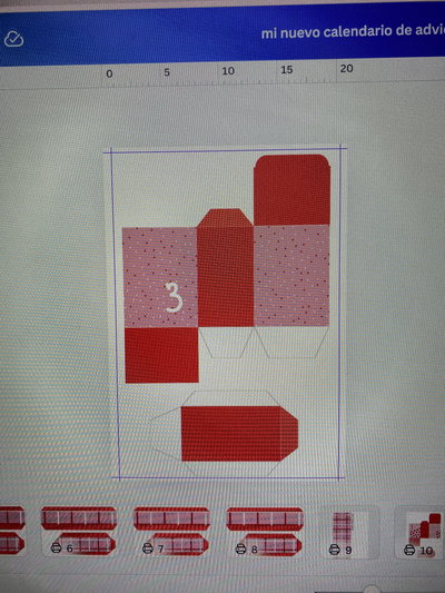 calendario de adviento cajas