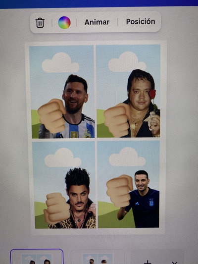 tarjeta porta chupetin memes emoji mano