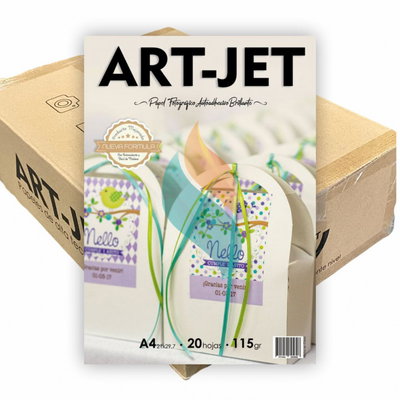 a4 20 hojas papel stickers autoadhesivas brillantes