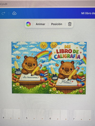 mi libro de caligrafia a5