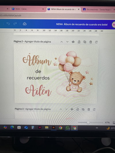 Link álbum de recuerdos de bebe NENA