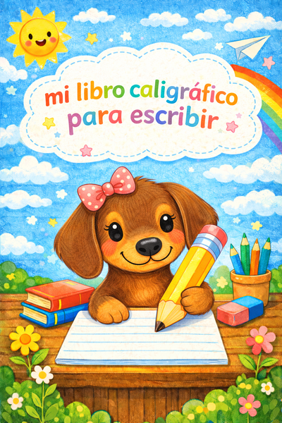 libro caligráfico PARA ESCRIBIR a5 