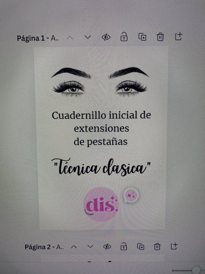 cuadernillos para DAR cursos de lashistas