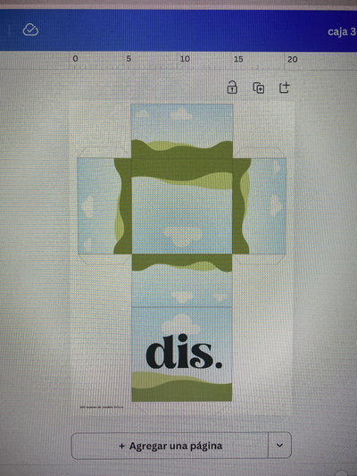 molde caja para 300 tarjetas personales de 9x5cm