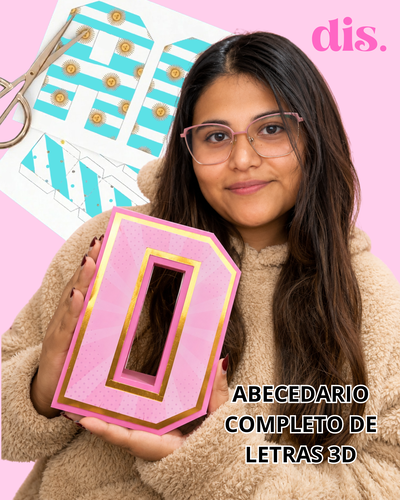 ABECEDARIO DE LETRAS 3D EDITABLE EN CANVA
