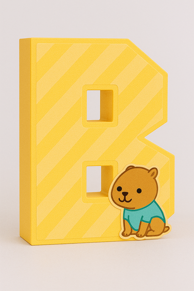 Link letra B 3d marcos en canva