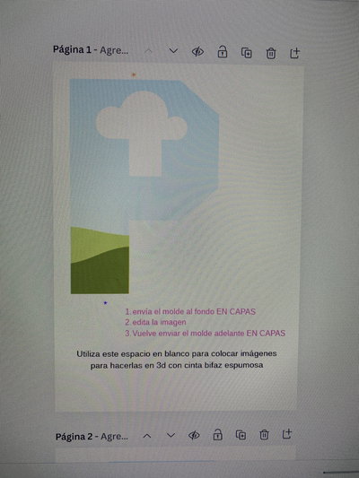 Link letra P 3d marcos en canva