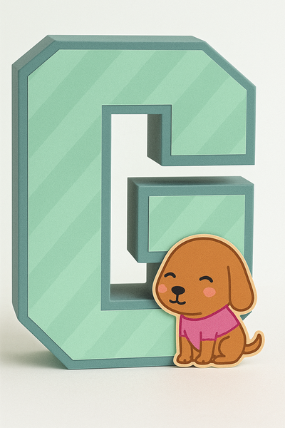 Link letra G 3d marcos en canva