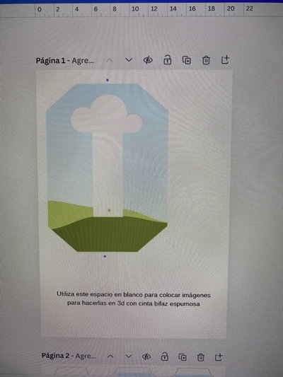 Link letra O 3d marcos en canva