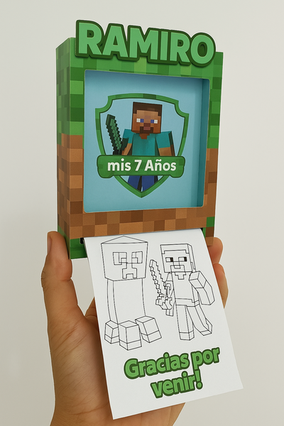 Link caja golosinera con rollo para pintar 