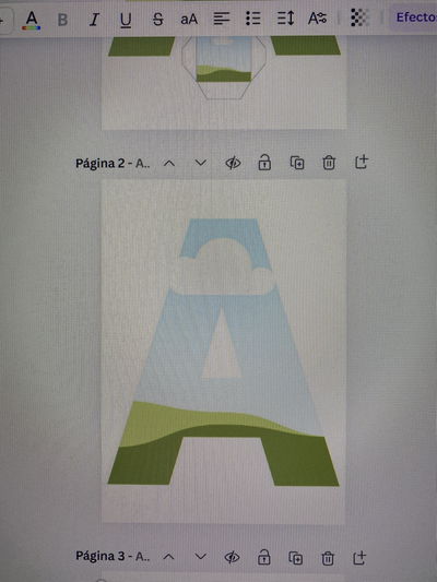 Link letra A 3d