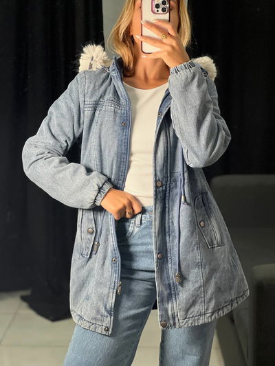Parka de jeans