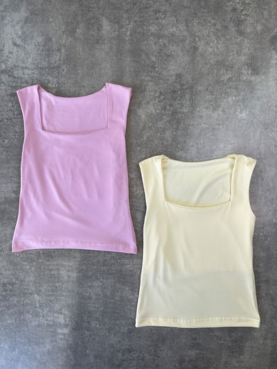 Básicas escote cuadrado 