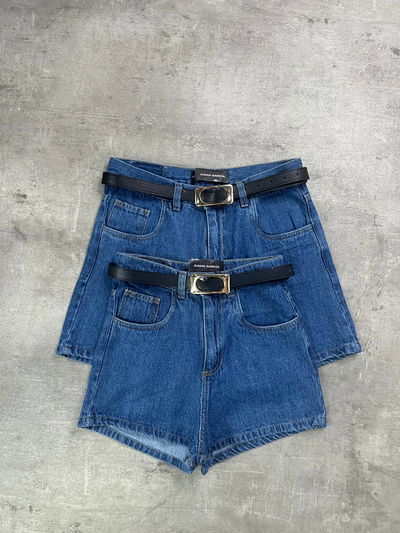 Short de jeans rígidos 