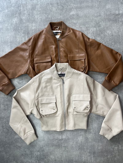 Campera eco cuero Carlota