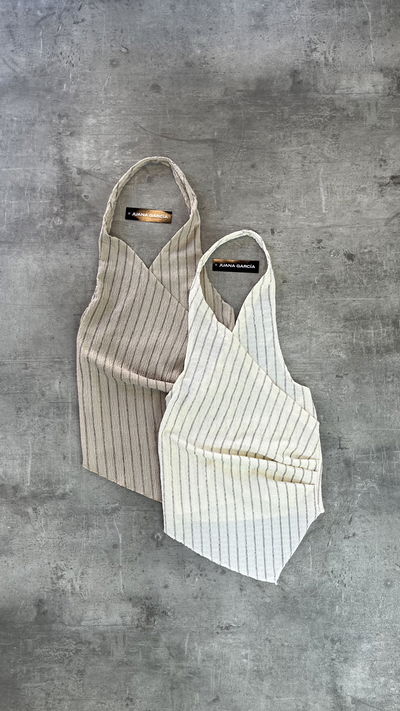 Top frunce/ espalda descubierta 