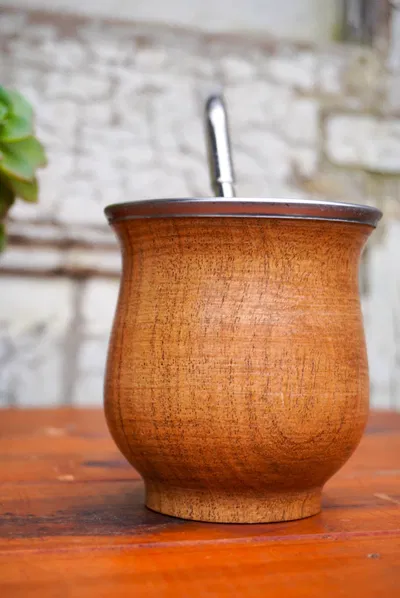 MATE CAMIONERO DE ALGARROBO LISO
