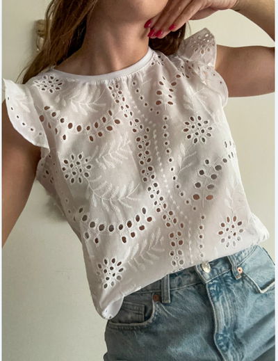 BLUSA FRENTE DE BRODERIE (art. 453)