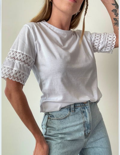 REMERA CON DOBLE PUNTILLA (art. 886)