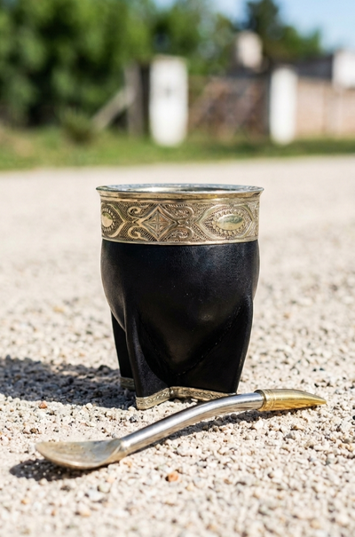 Mate imperial con base de alpaca