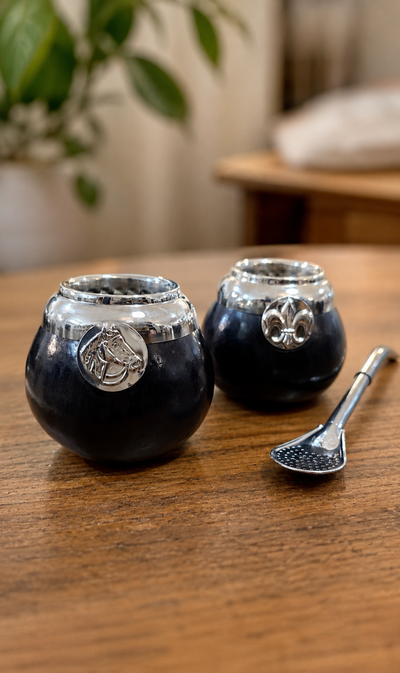 Mate porito de calabaza con aplique