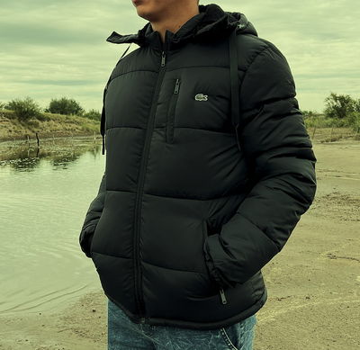 Puffer con Piel LACOSTE