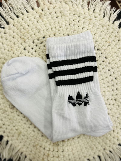 Media 3/4 adulto ADIDAS clasicas blancas