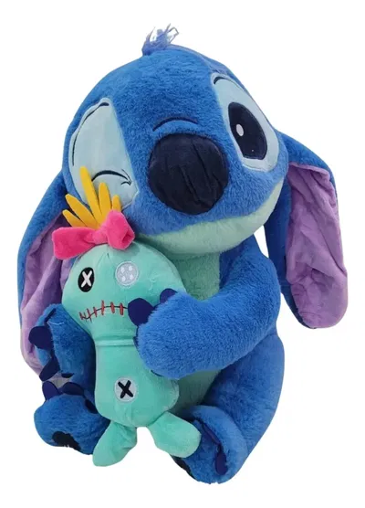 Stitch azul Con Manta Premium