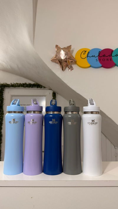 BOTELLAS SPORT 500 ML ACERO INOX CON LLAVERO 