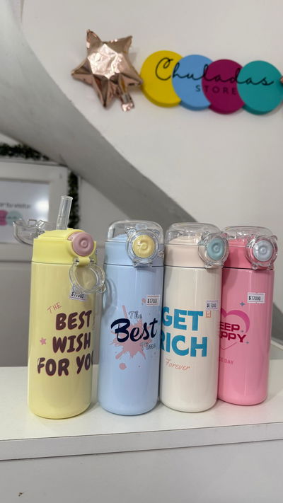 BOTELLAS 500 ML HERMETICAS ACERO INOX 