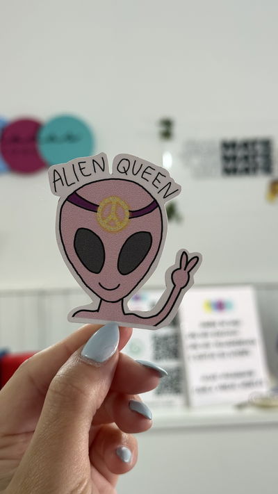 Sticker vinilo “alíen”