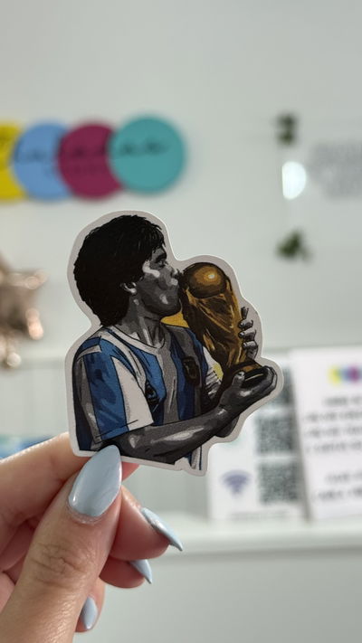 Sticker vinilo “Maradona”