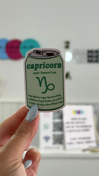 Sticker vinilo "signos latas"