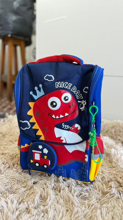 MOCHILA DINO JARDIN