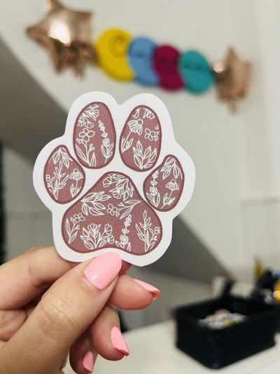 Sticker huella 