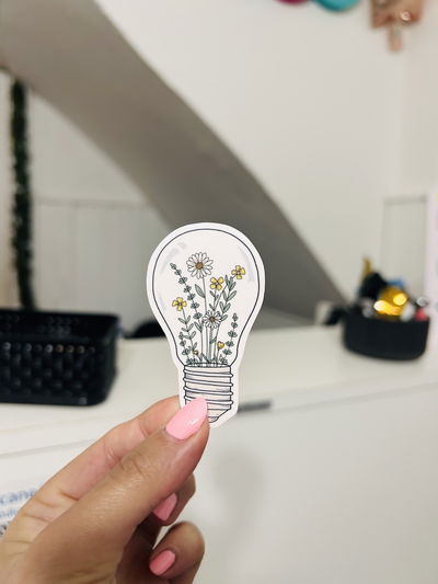 Sticker vinilo FOCO FLORES