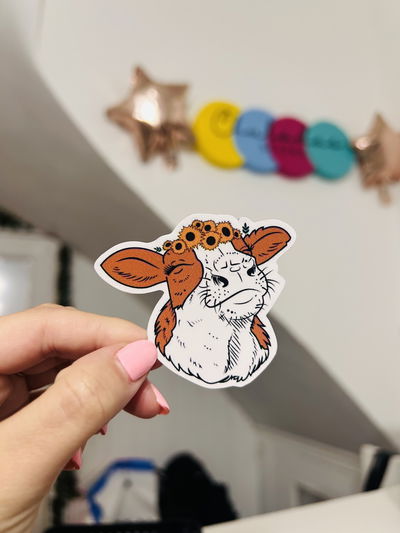 Sticker vaquita 