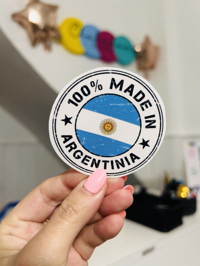 Sticker made in Argentina 