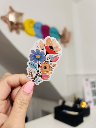 Sticker ramo de flores  