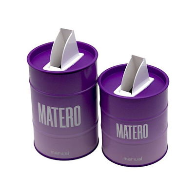 SET X 2 LATAS MATERO DEGRADE VIOLETA